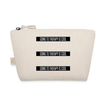 Going To Therapy Is Cool Funny Mentally Healthy - Organic Pouch - nature - Front