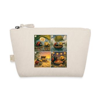 Ladybug and Bee: The Treasure Hunt - Organic Pouch - nature - Front