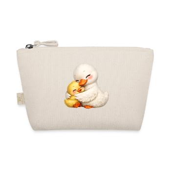 Maman canard câline son bébé - Trousse biologique - nature - Devant
