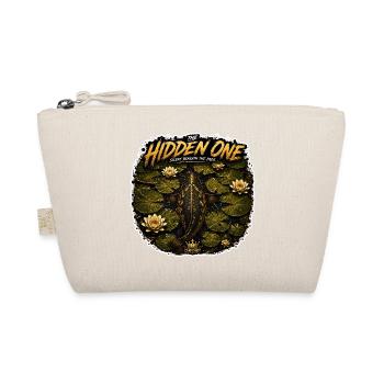 The Hidden One Carp Fishing Design - Organic Pouch - nature - Front