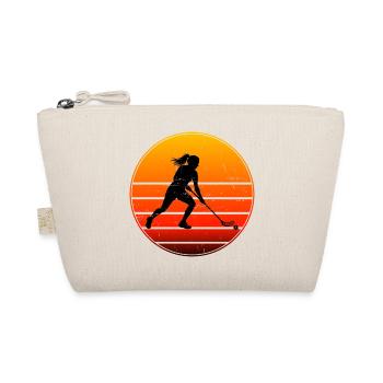 Gift idea for a ball player with Salibandy - Organic Pouch - nature - Front