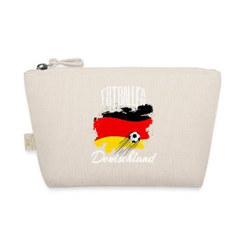Fussball Fan Deutschland - Bio-Täschchen - Natur - Vorne
