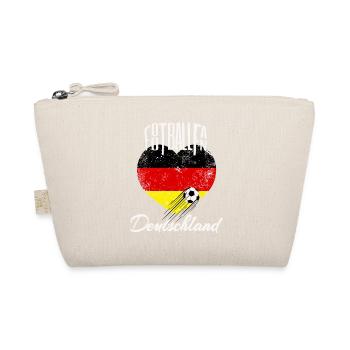 Fussball Fan Deutschland - Bio-Täschchen - Natur - Vorne