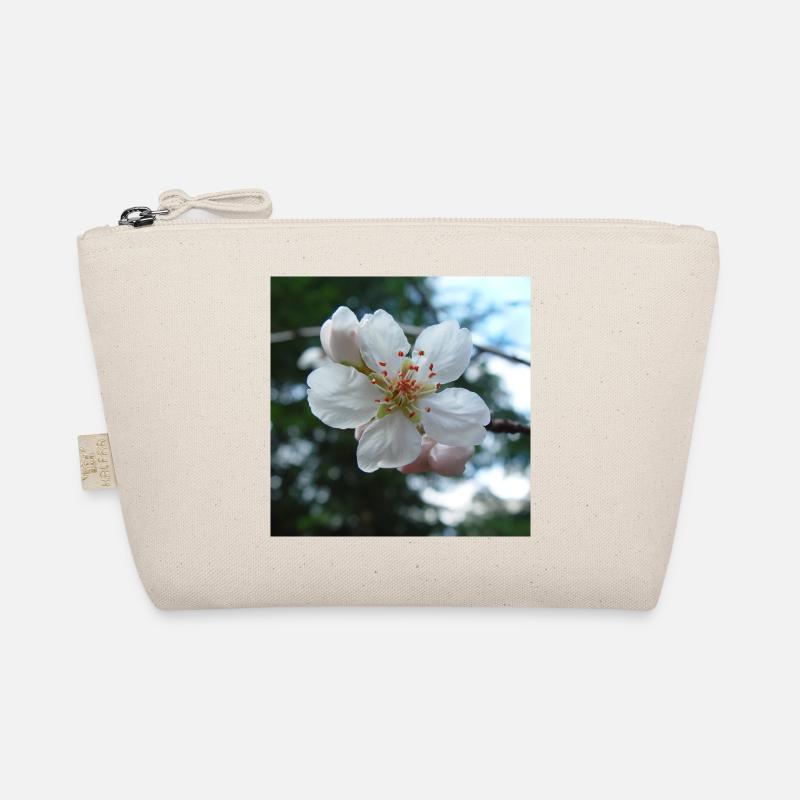 Mandelblüte Frühlingslook 01 - Bio-Täschchen - Natur