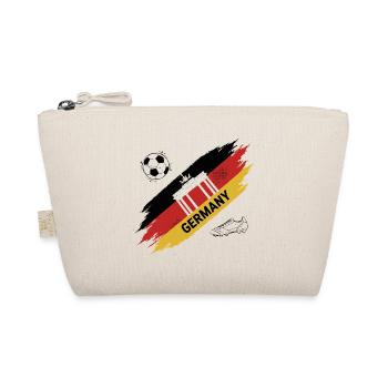 Deutschland Fußball Deutschlands Fußball-Fantrikot - Bio-Täschchen - Natur - Vorne