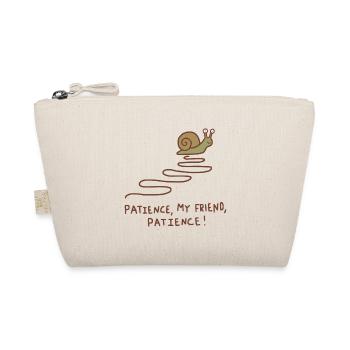 Patience Snail - Organic Pouch - nature - Front