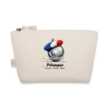 Boule de Pétanque Française en Béret Tricolore - Trousse biologique - nature - Devant