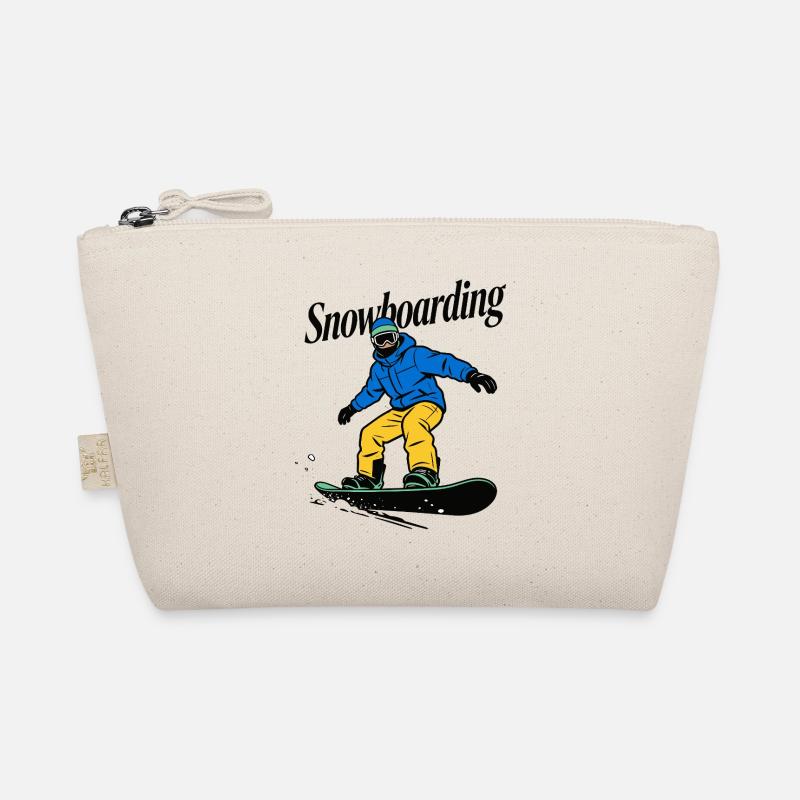 snowboarder Organic Pouch