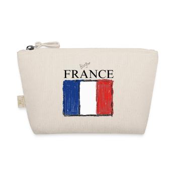 FRANCE drapeau et emblème de la France. Supporter - Trousse biologique - nature - Devant