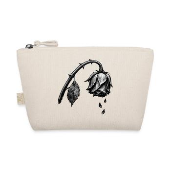 Withered rose in shadows - Organic Pouch - nature - Front