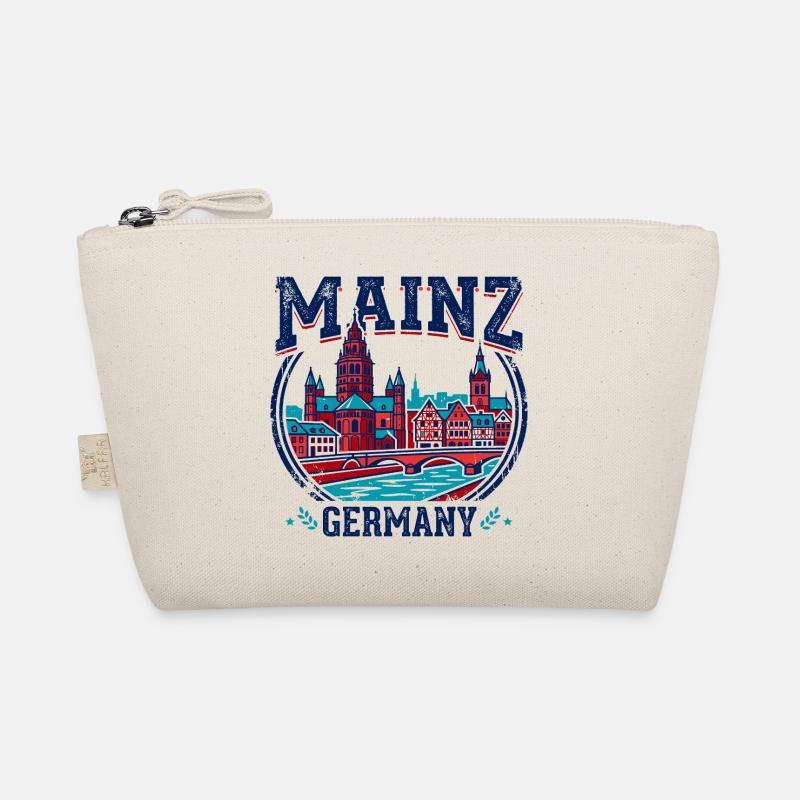 Mainz Germany Cathedral Rhine River Emblem Bio-Täschchen