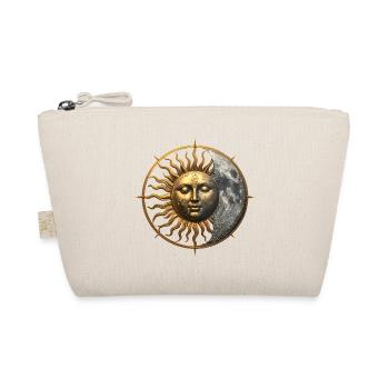 Sun Moon Emblem Vintage - Organic Pouch - nature - Front