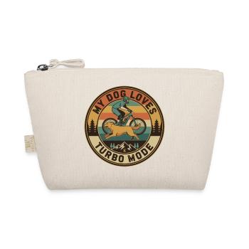 My Dog Loves Turbo Mode E-MTB Retro - Organic Pouch - nature - Front