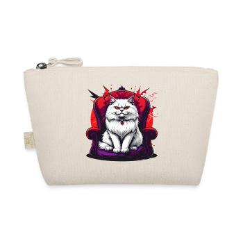Chat sur chaise style gothique - Trousse biologique - nature - Devant