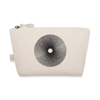 Radial Sunburst Ring Pattern - Organic Pouch - nature - Front