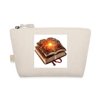 The Book with the Fire Flower - Organic Pouch - nature - Front