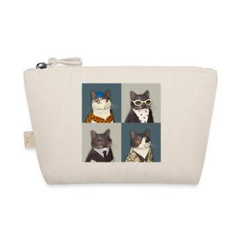 Quatuor de chats Rebel Chic Tuxedo - Trousse biologique - nature - Devant