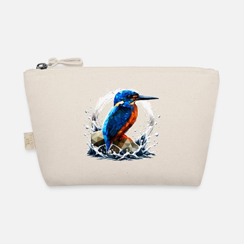 Conception d’oiseau martin-pêcheur low poly Trousse biologique