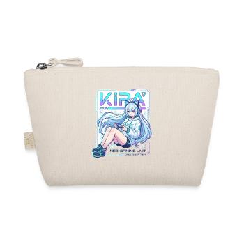Kira Neon Gaming Mädchen - Bio-Täschchen - Natur - Vorne