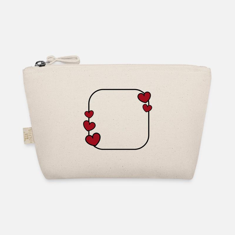 Heart Frame Organic Pouch