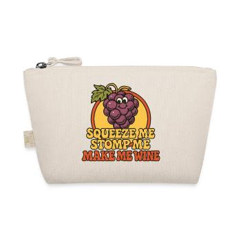 Grape Squeeze Wine Graphique rétro - Trousse biologique - nature - Devant