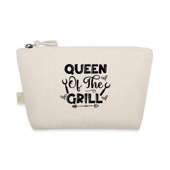 Queen of the Girls Typography - Organic Pouch - nature - Front