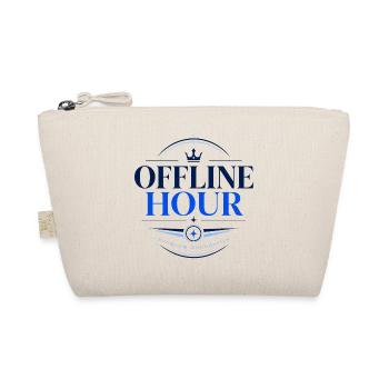Offline Hour Crown Badge - Organic Pouch - nature - Front