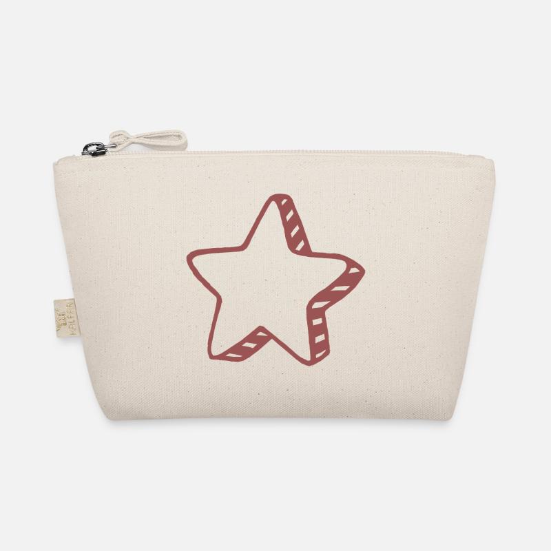 Rustic Doodle Star Organic Pouch