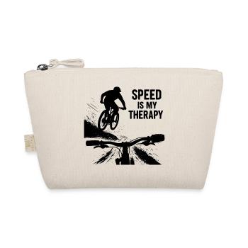 Speed Is My Therapy - MTB Downhill Sprung POV - Bio-Täschchen - Natur - Vorne