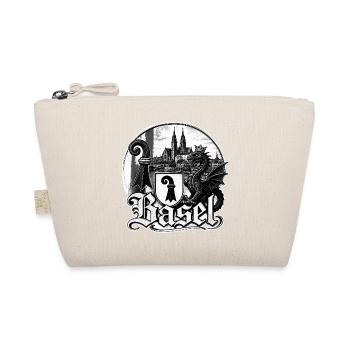Basel Drache Gotik Wappen - Bio-Täschchen - Natur - Vorne