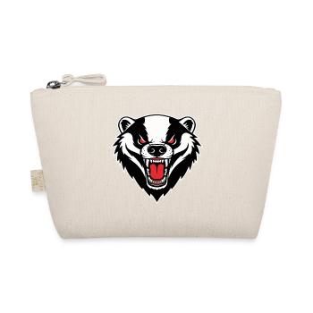 Dachs-Maskottchen-Logo Sport Bodybuilding Gaming - Bio-Täschchen - Natur - Vorne