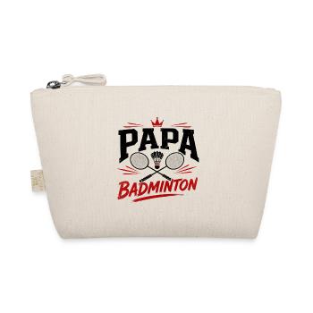 Papa Badminton - Trousse biologique - nature - Devant
