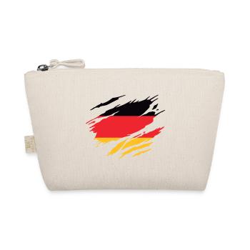 Deutschland Flagge Deutschland - Bio-Täschchen - Natur - Vorne