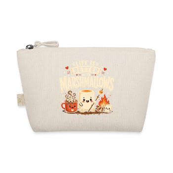Life is better with marshmallows - Organic Pouch - nature - Front