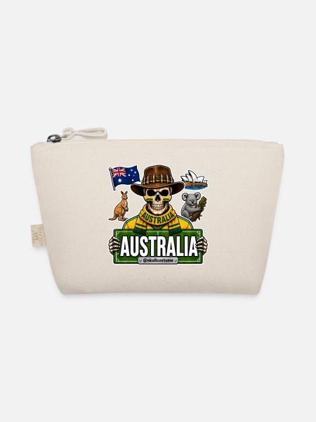 SkullCostume World Edition: Australien - Bio-Täschchen - Natur