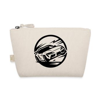 Car Racing Car Car Racing - Organic Pouch - nature - Front