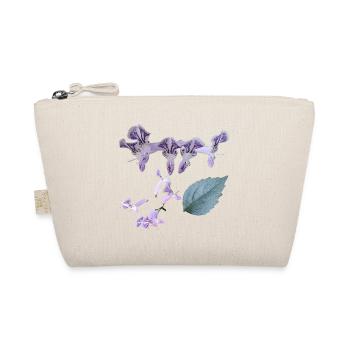 Botanical_lavender_flower_floral_artwork - Bio-Täschchen - Natur - Vorne
