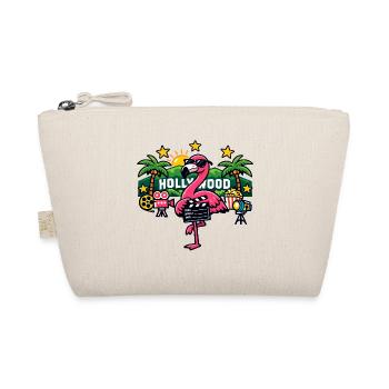 Flamingo Movie Star Hollywood Tropics - Organic Pouch - nature - Front