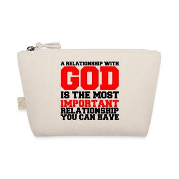 a_relationship_with_god2 - Organic Pouch - nature - Front