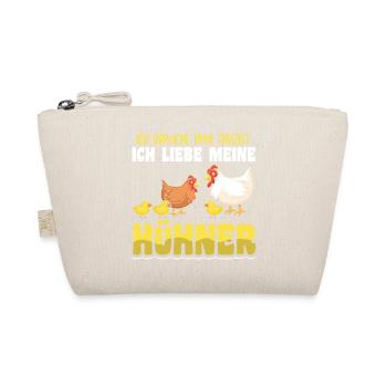 Hühnerflüsterer Huhn Hühnerhalter Hühner - Bio-Täschchen - Natur - Vorne