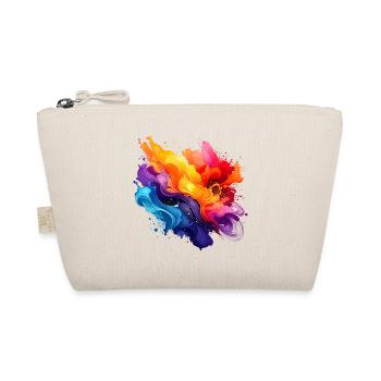 Color explosion acrylic wave - Organic Pouch - nature - Front