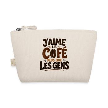 J’aime le café plus que les gens - Trousse biologique - nature - Devant