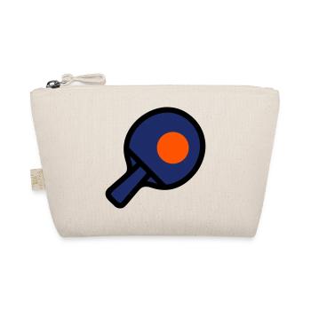 Table tennis, rackets, ball, table tennis tournament - Organic Pouch - nature - Front