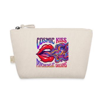 Psychedelic Lips Cosmic Kiss - Organic Pouch - nature - Front