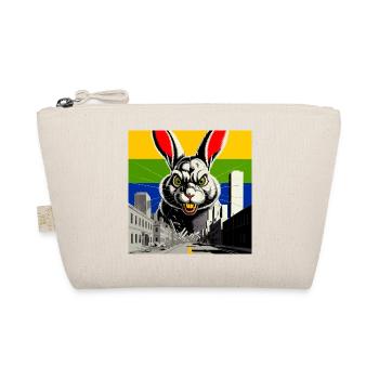 Monsterhase Wut - Bio-Täschchen - Natur - Vorne