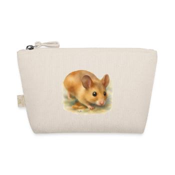 Watercolor style mouse by artdee - Organic Pouch - nature - Front