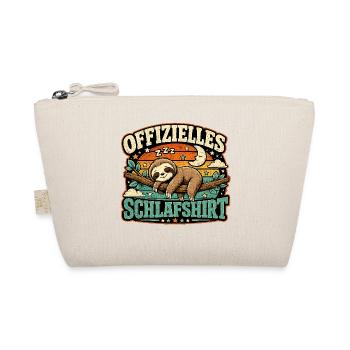 Schlafshirt Faultier Mondnacht - Bio-Täschchen - Natur - Vorne