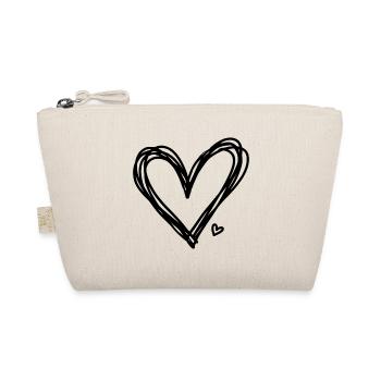 Heart - Organic Pouch - nature - Front
