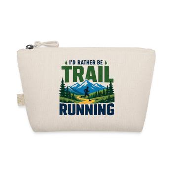 Ich würde lieber Trailrunning machen - Bio-Täschchen - Natur - Vorne