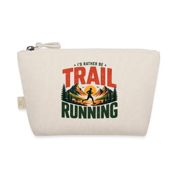 I'd Rather Be Trail Running - Organic Pouch - nature - Front